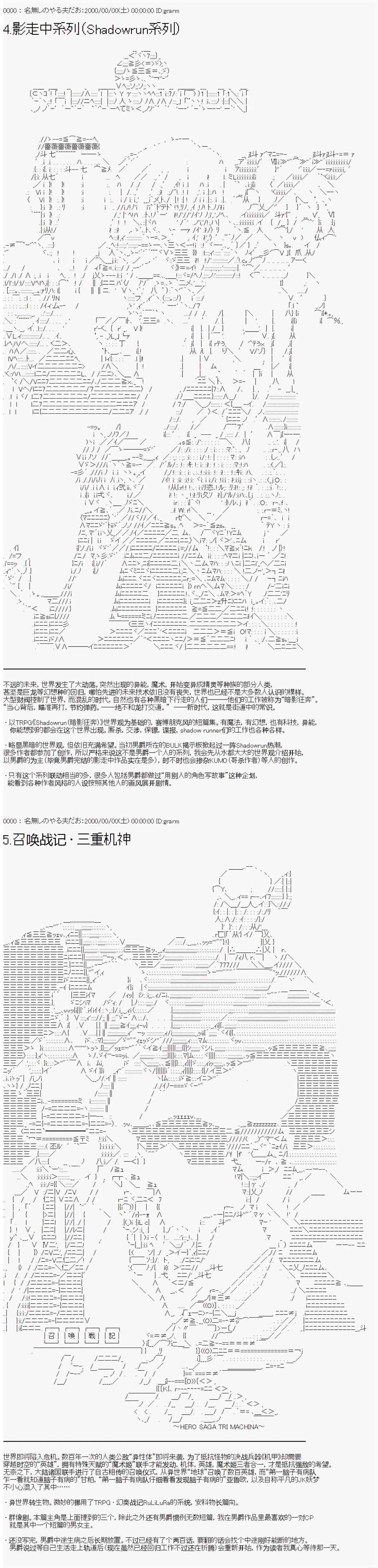 第四次新坑候补投票