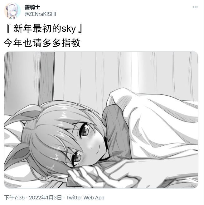 新年最初的sky