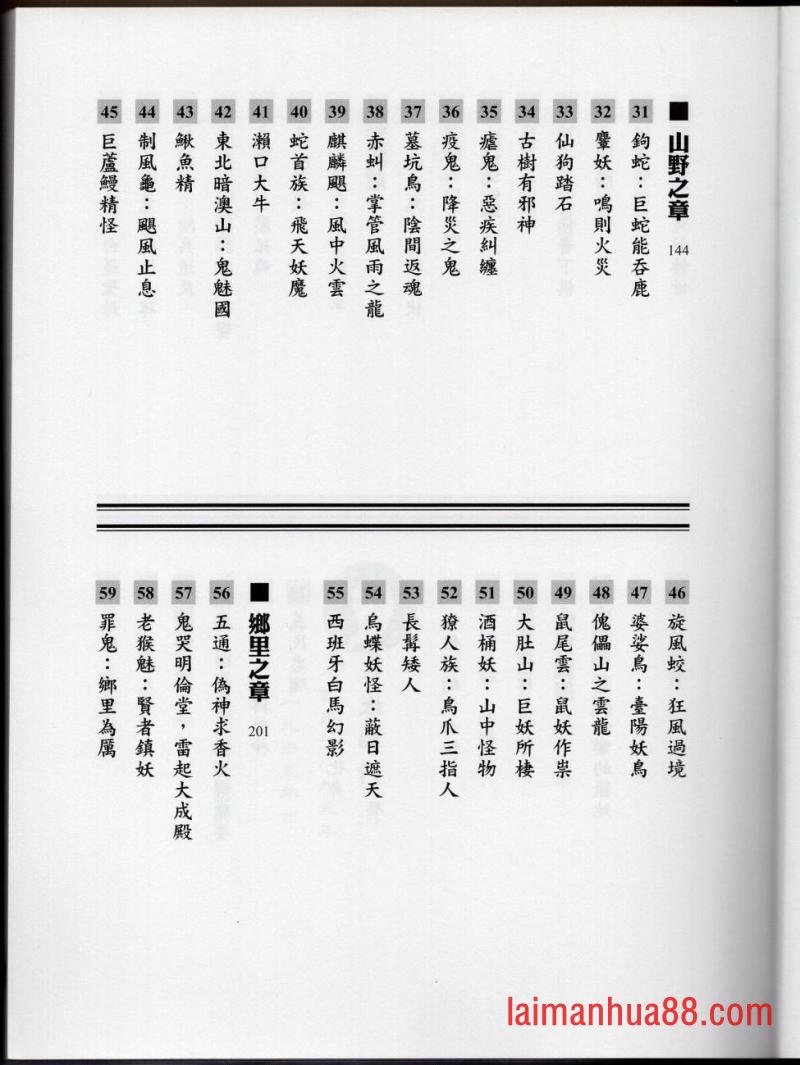 妖鬼神游卷上