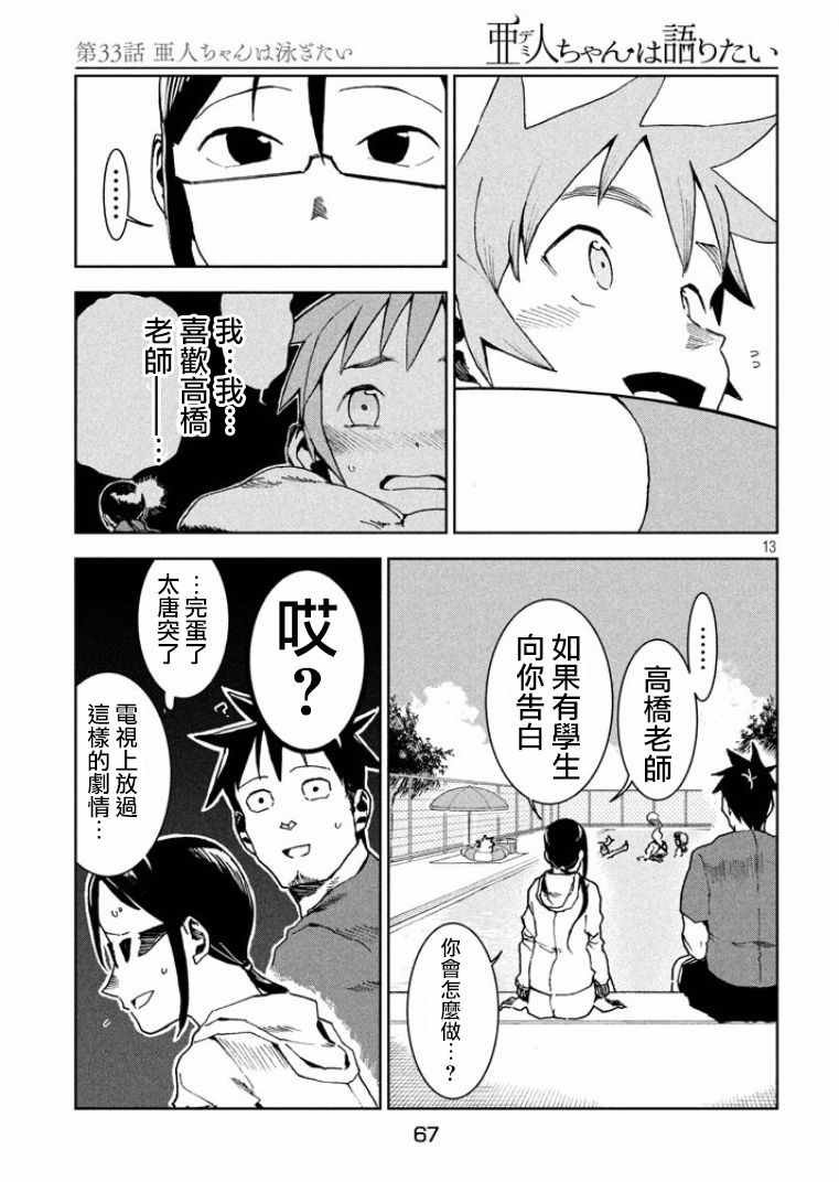 第33话 亚人酱想游泳