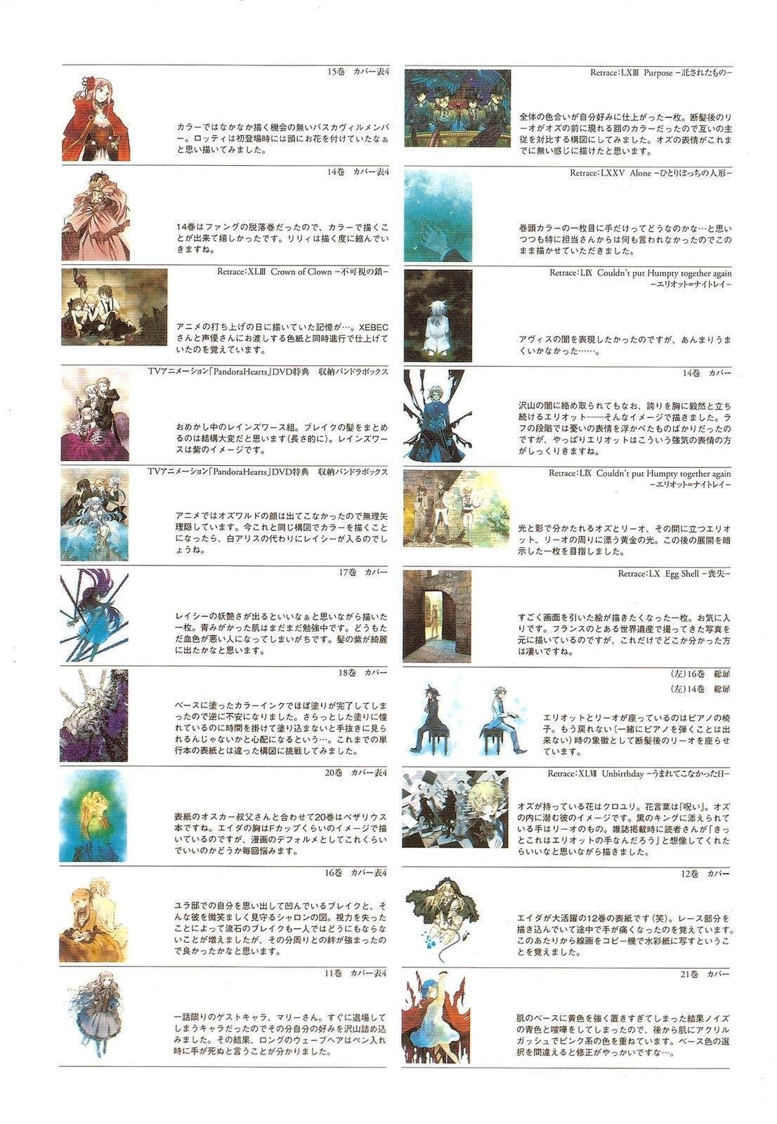 2nd画集PandoraHeartsThereis