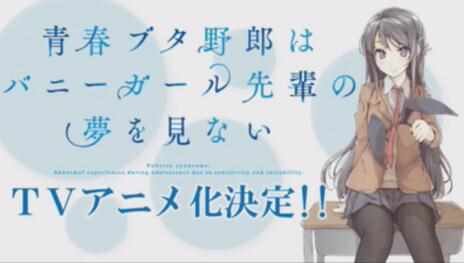兔女郎学姐的梦 动画化决定