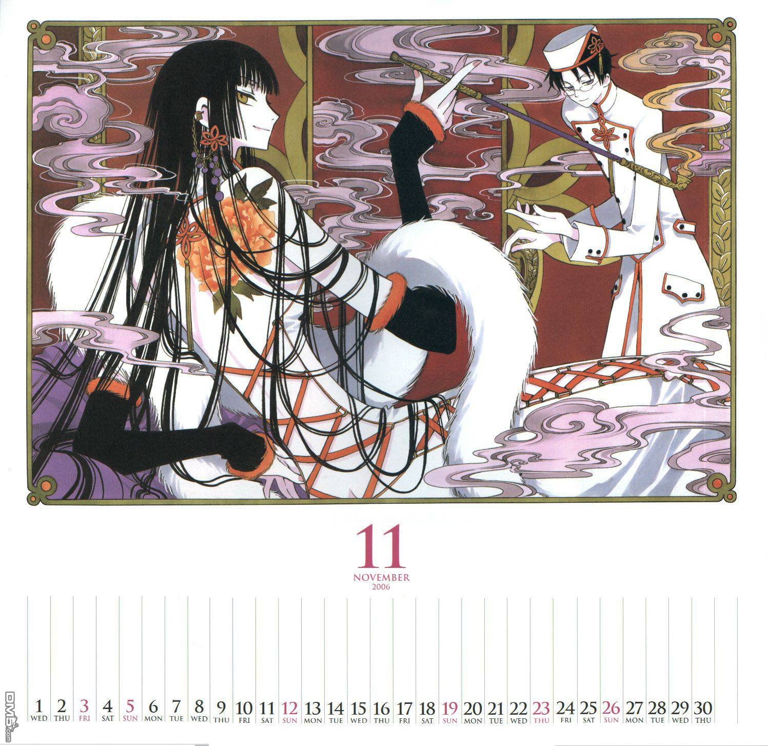 翼Tsubasa 2006漫画版月历