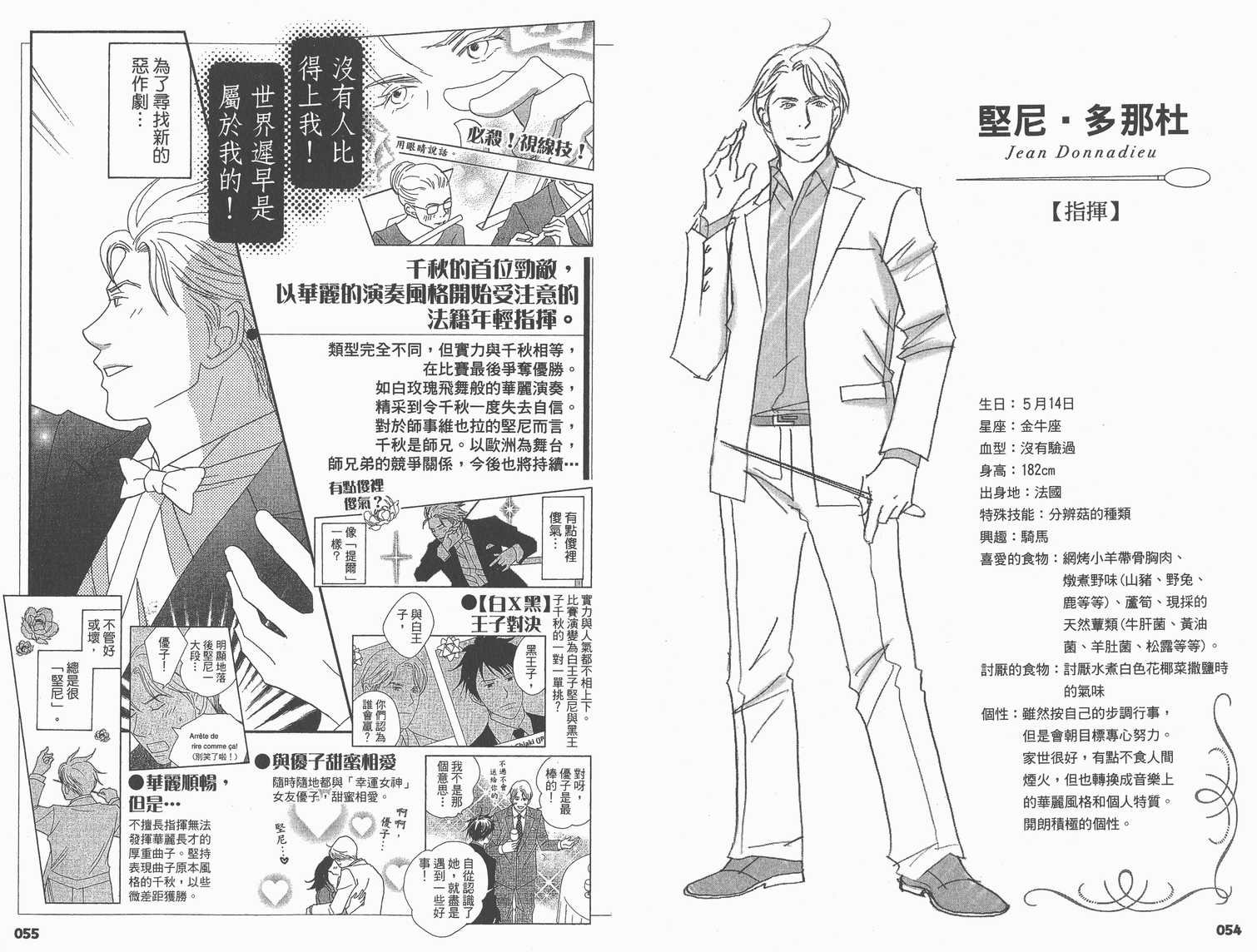 交响情人梦角色资料书