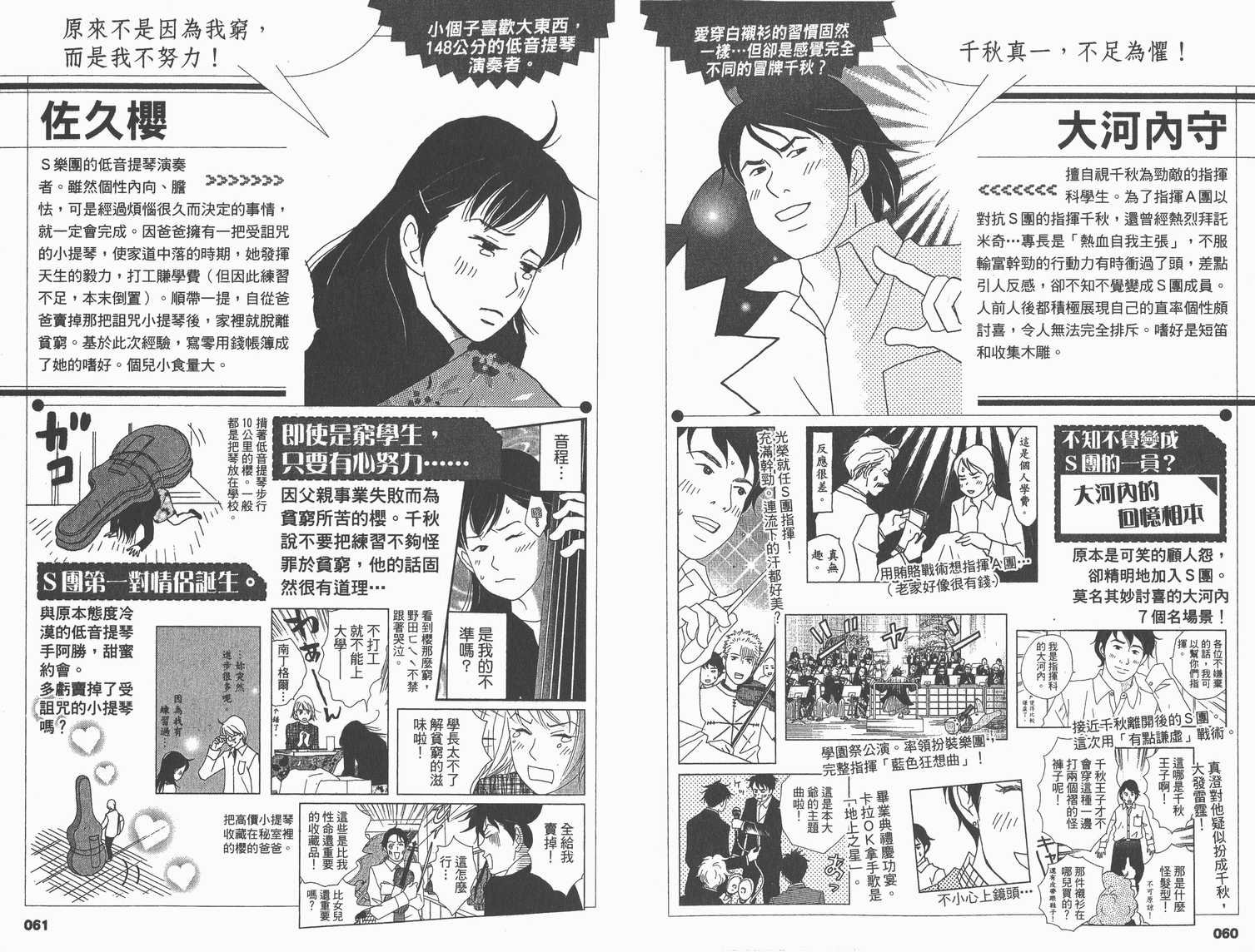 交响情人梦角色资料书