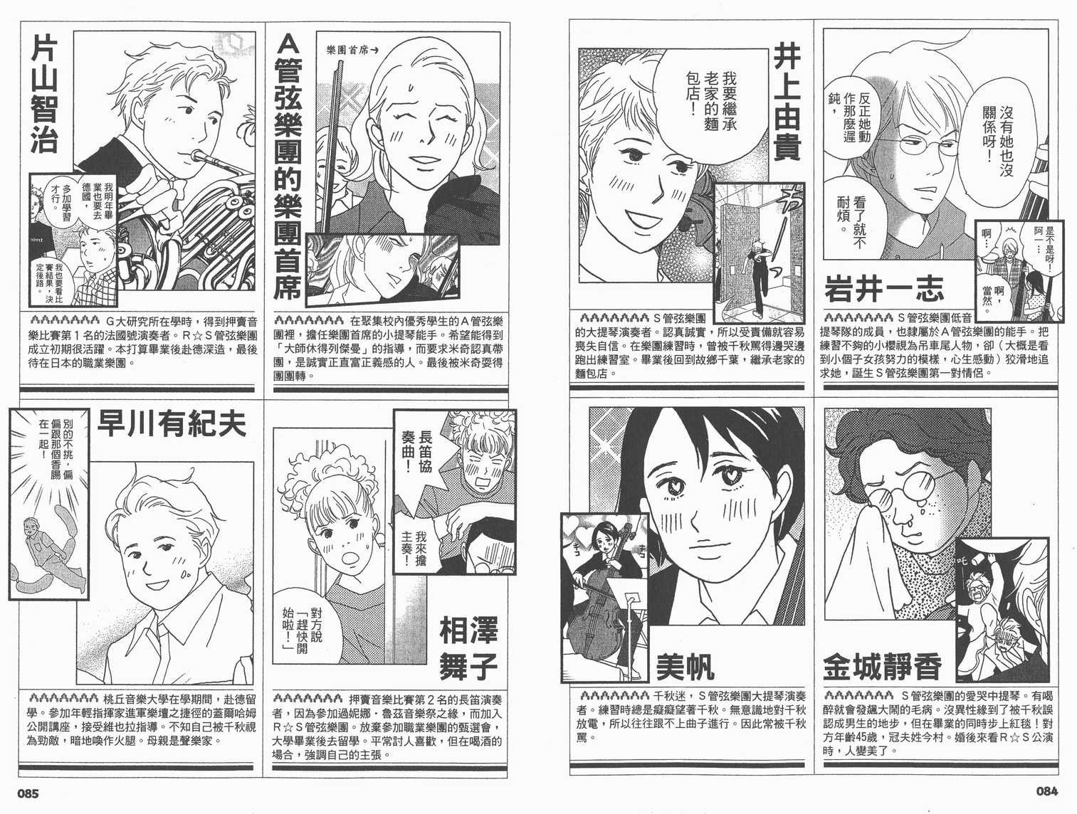 交响情人梦角色资料书