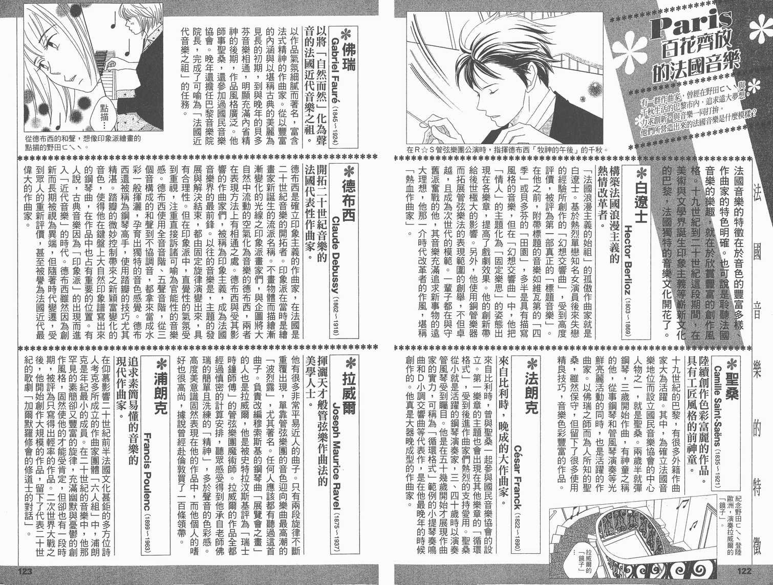 交响情人梦角色资料书