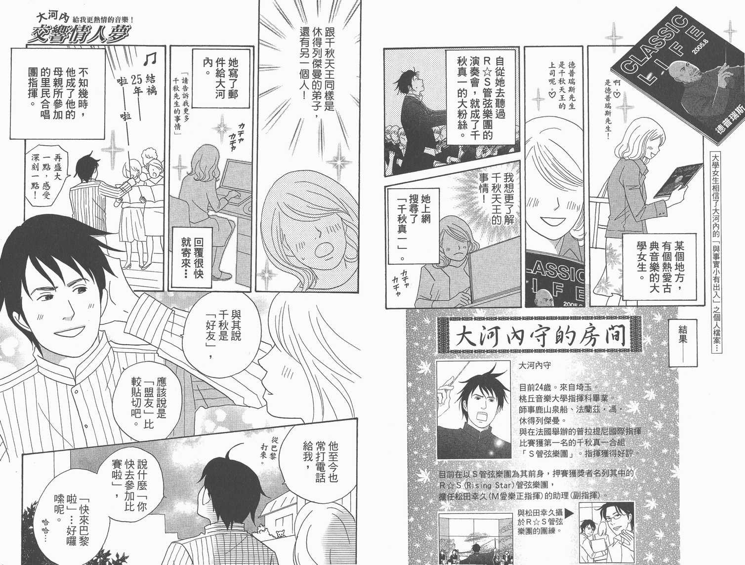 交响情人梦角色资料书