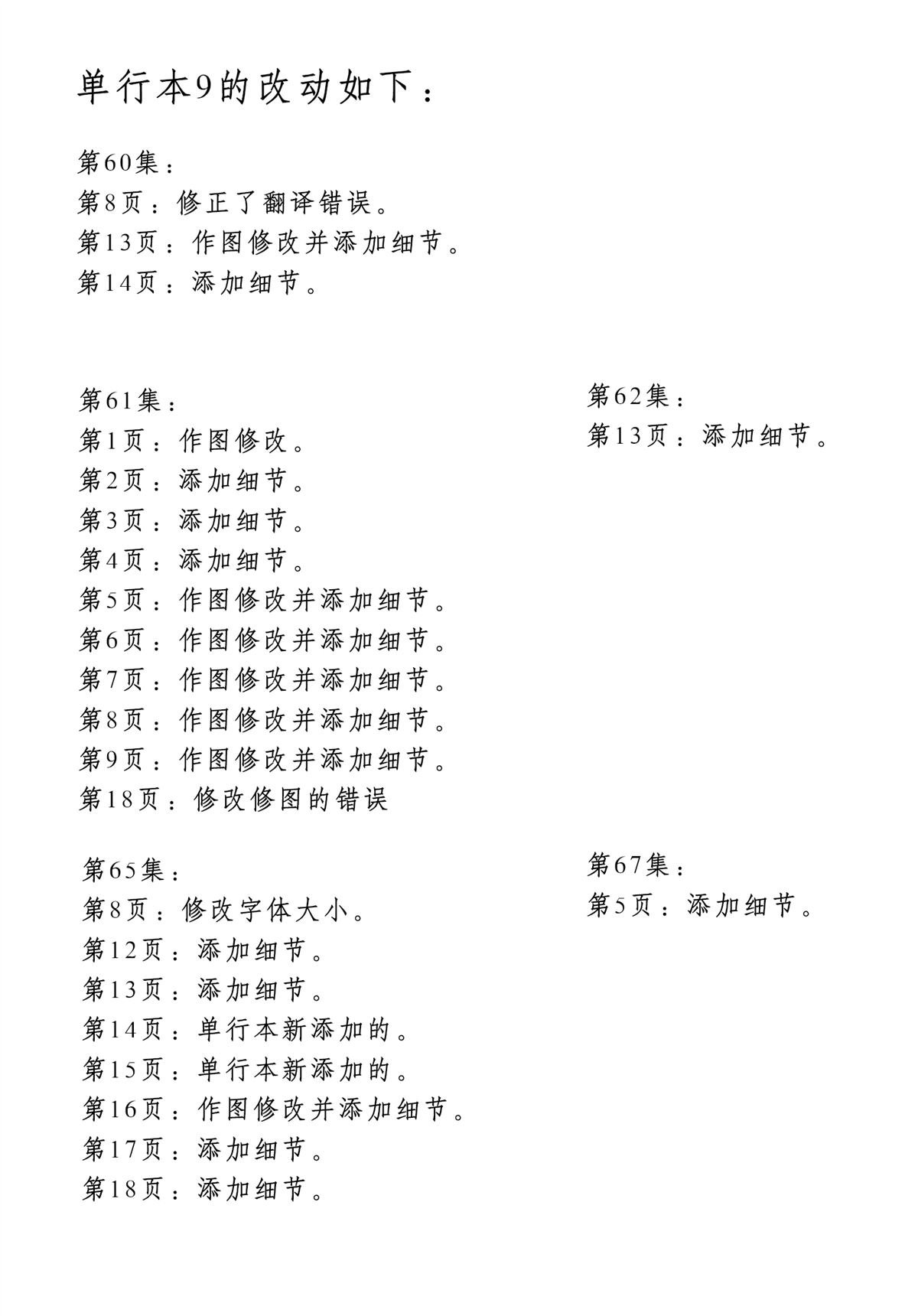 单行本9附图