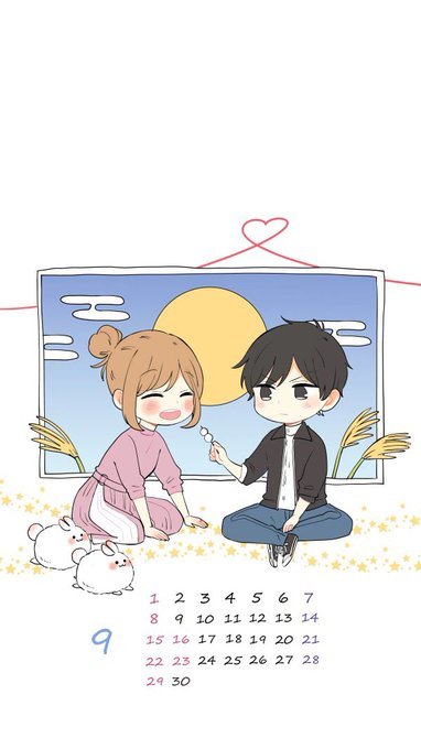 日历插图