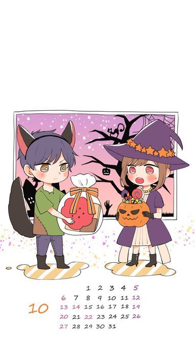 日历插图