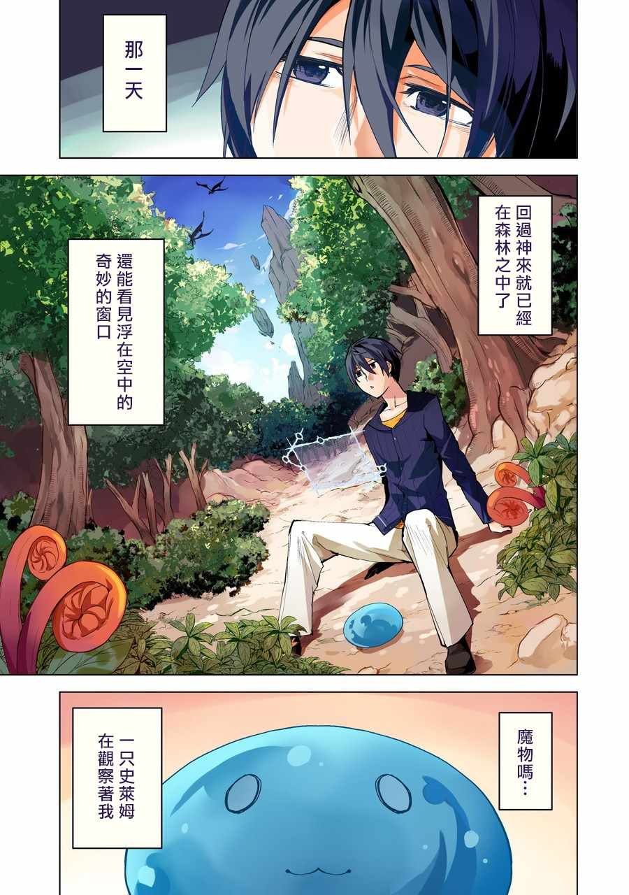 第1话 被送往异世界、与史莱姆的初次邂逅