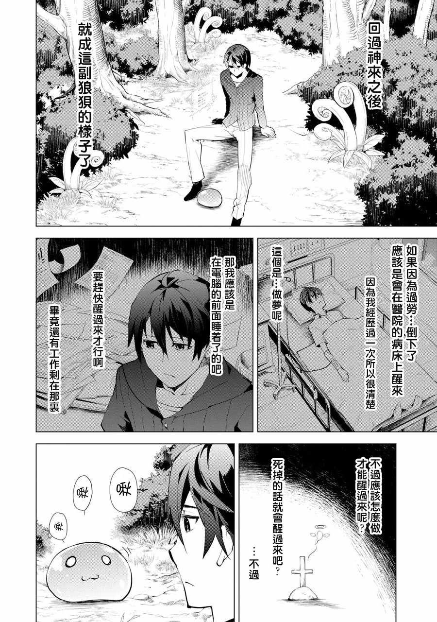 第1话 被送往异世界、与史莱姆的初次邂逅