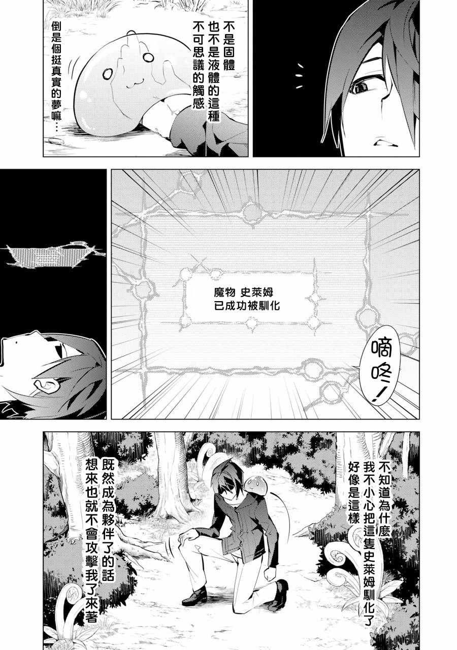 第1话 被送往异世界、与史莱姆的初次邂逅