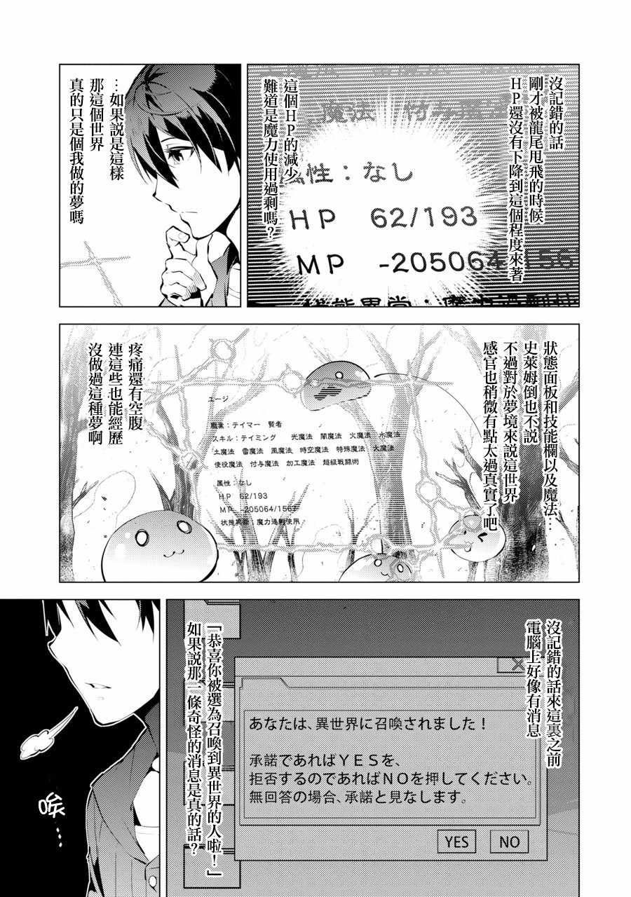 第1话 被送往异世界、与史莱姆的初次邂逅