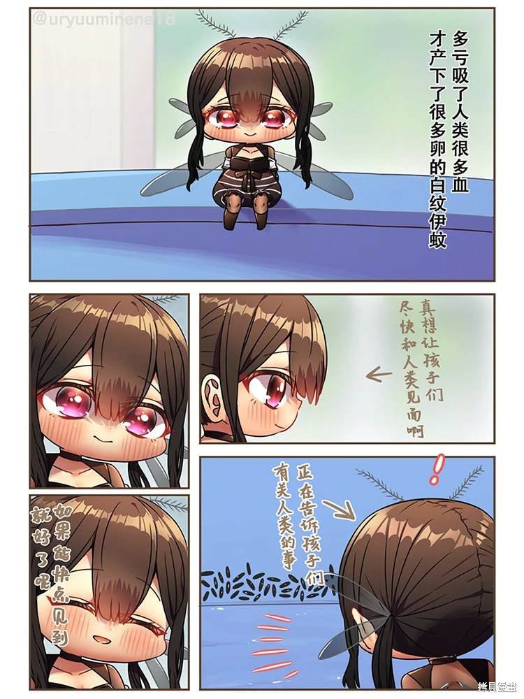 想要让人类见见孩子们的白纹伊蚊