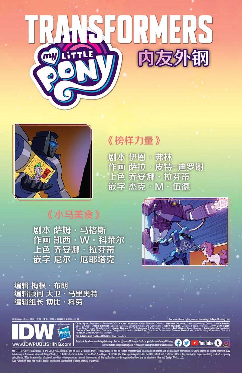 彩虹小马X变形金刚联动：内友外钢#02