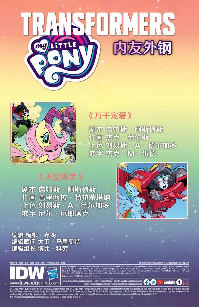 彩虹小马X变形金刚联动：内友外钢#03