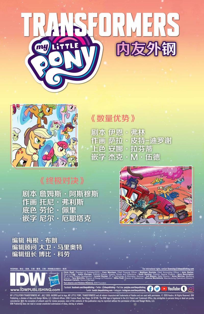 彩虹小马X变形金刚联动：内友外钢#04