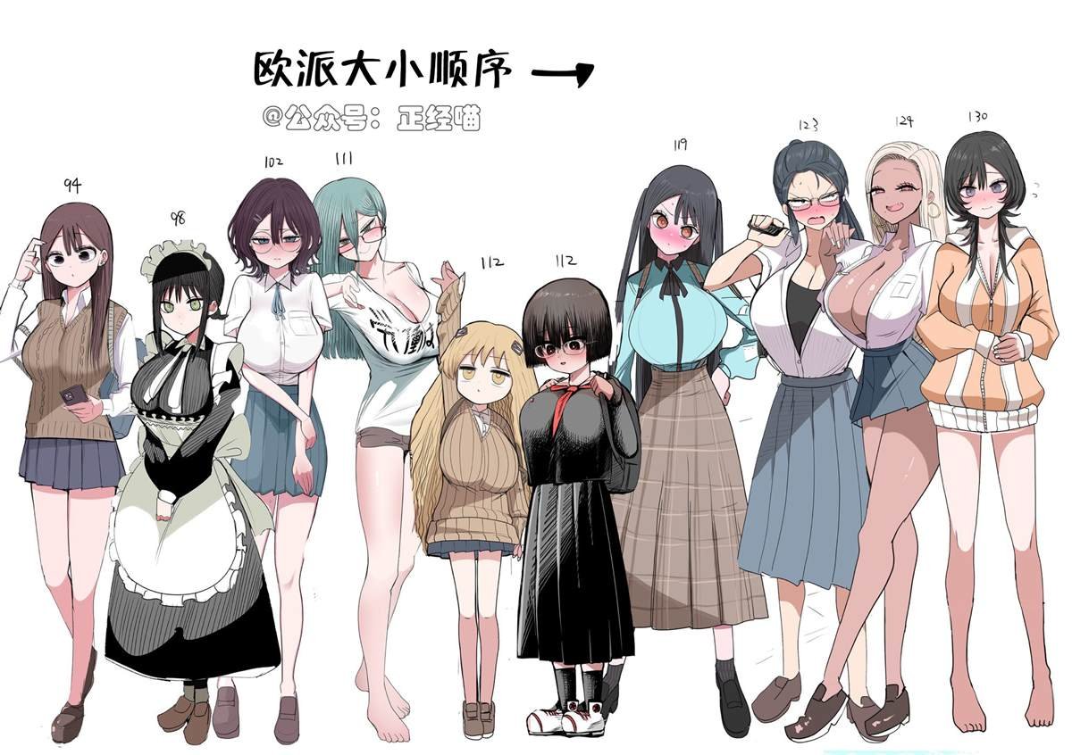 她们之间的对比