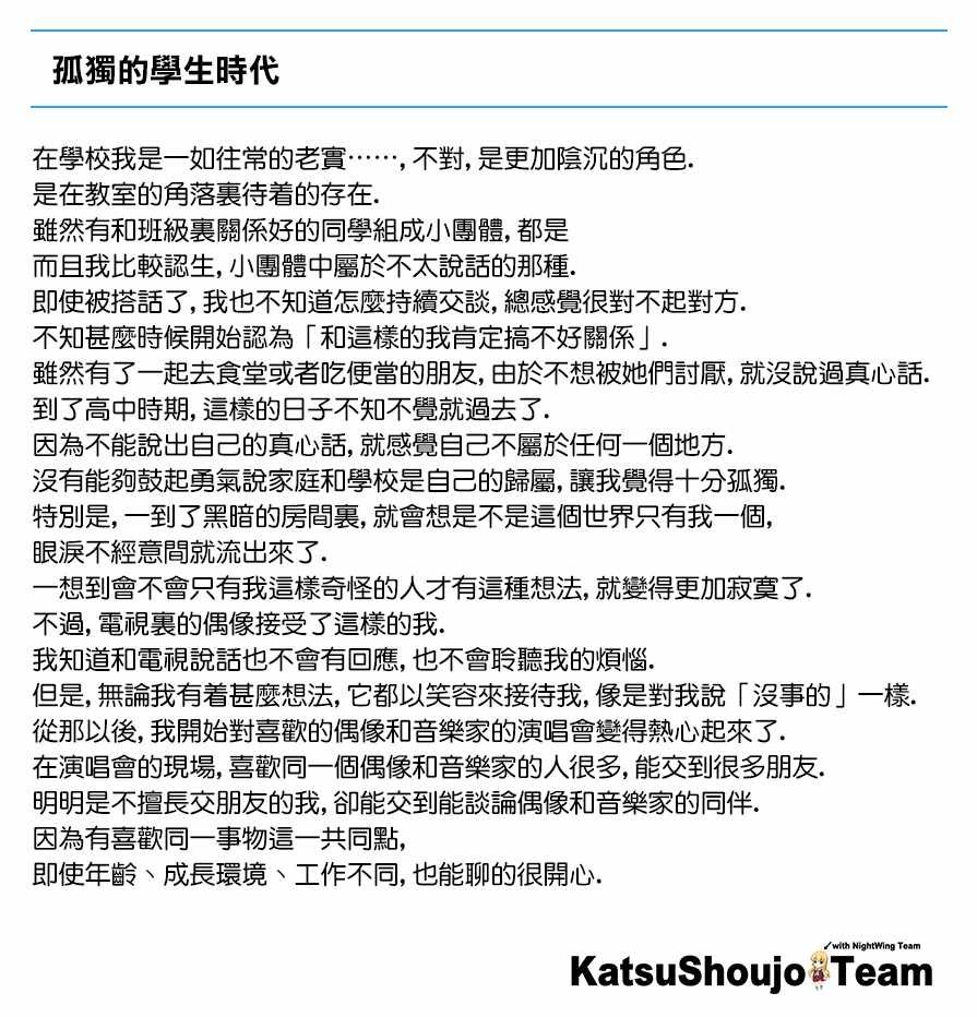 STORY of 水城咲
