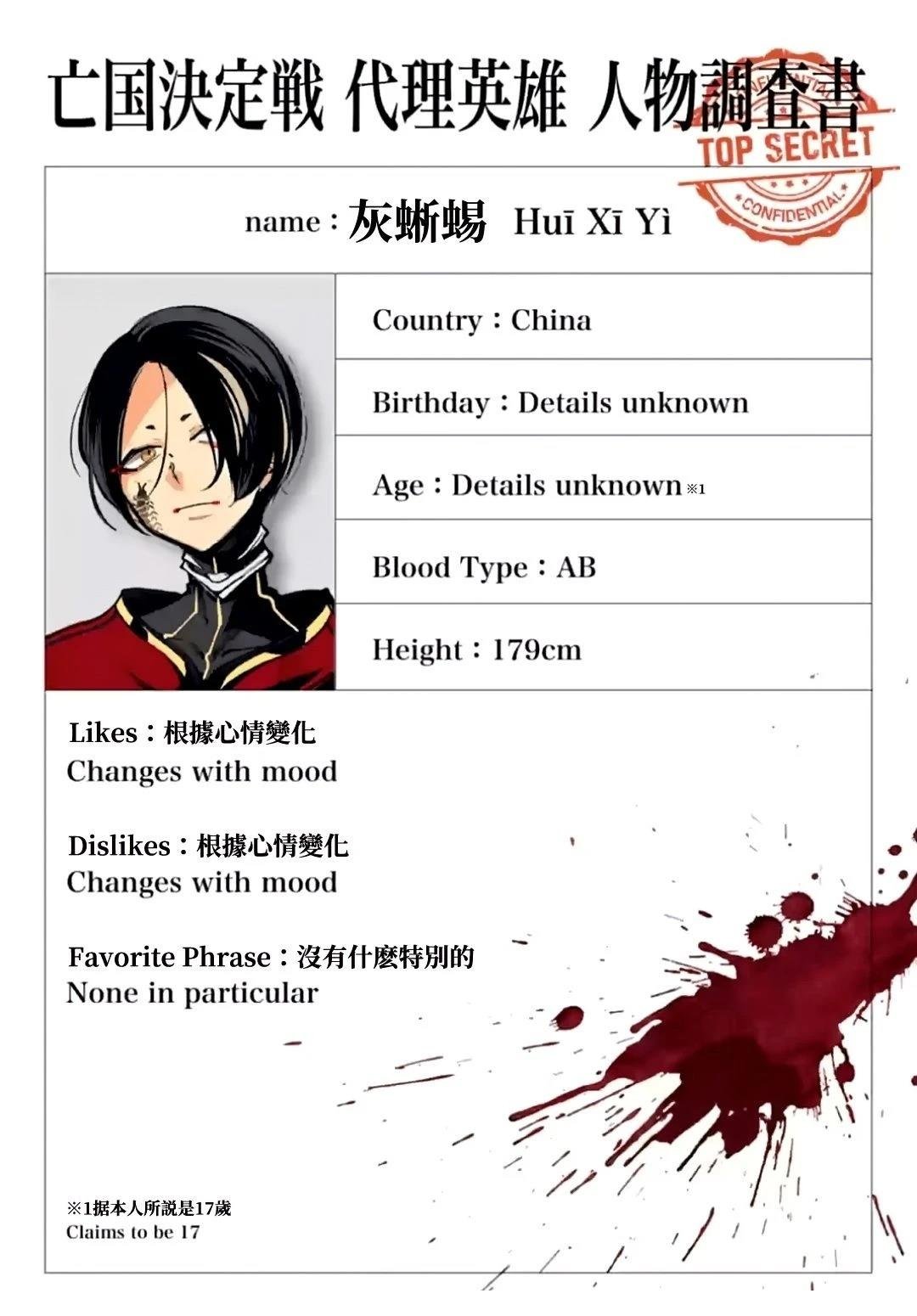 绝密代理英雄人物调查书01