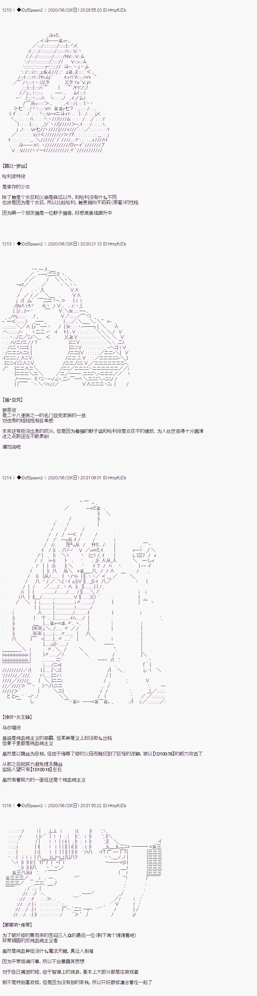 目前登场人物介绍