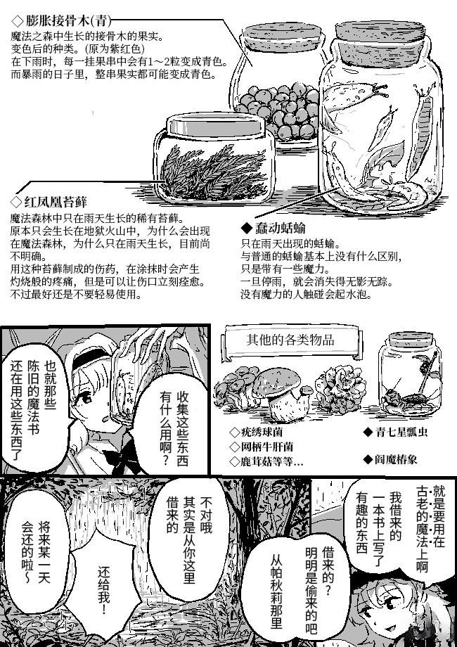 魔理沙与雨天的日子