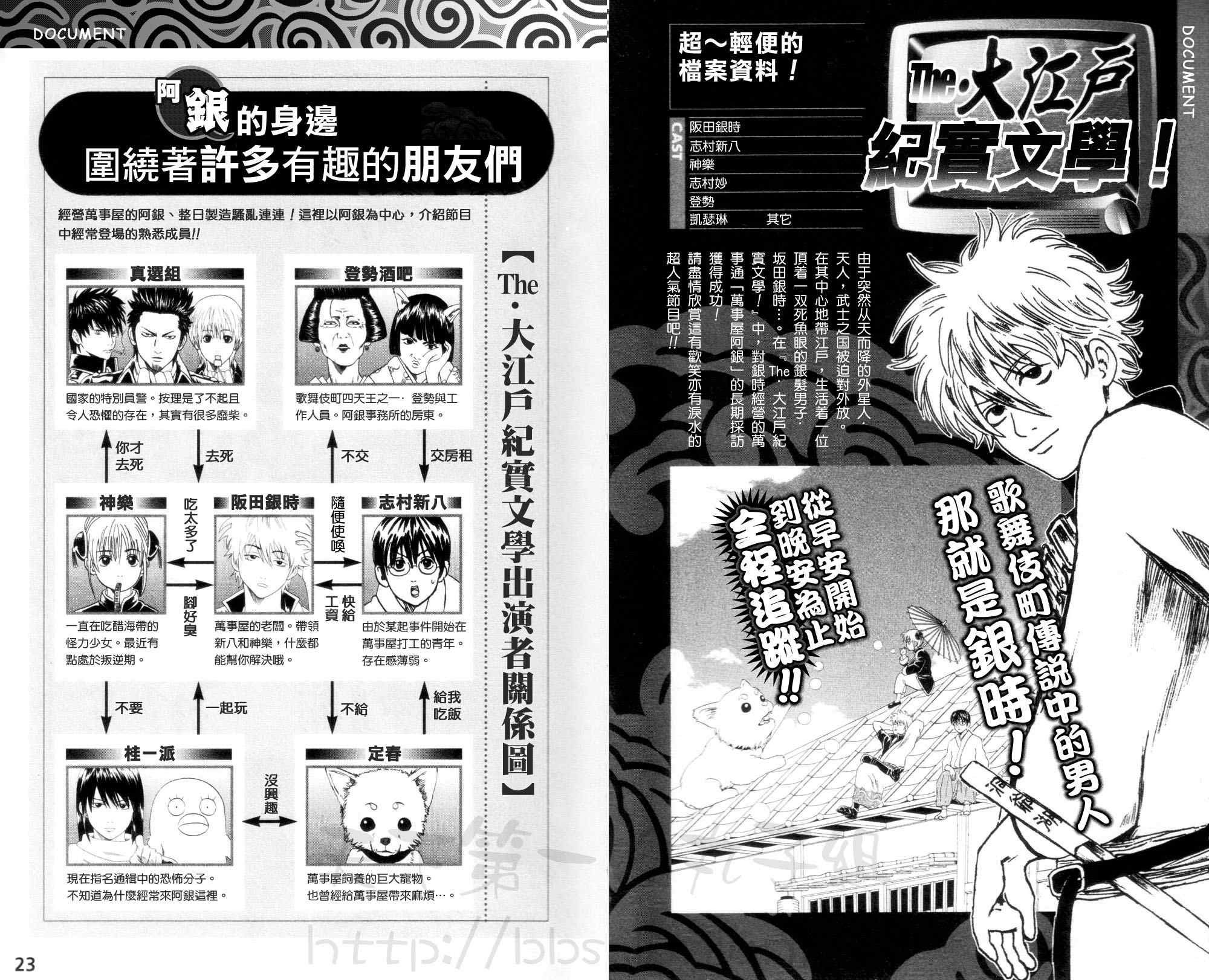 银魂公式书 前篇