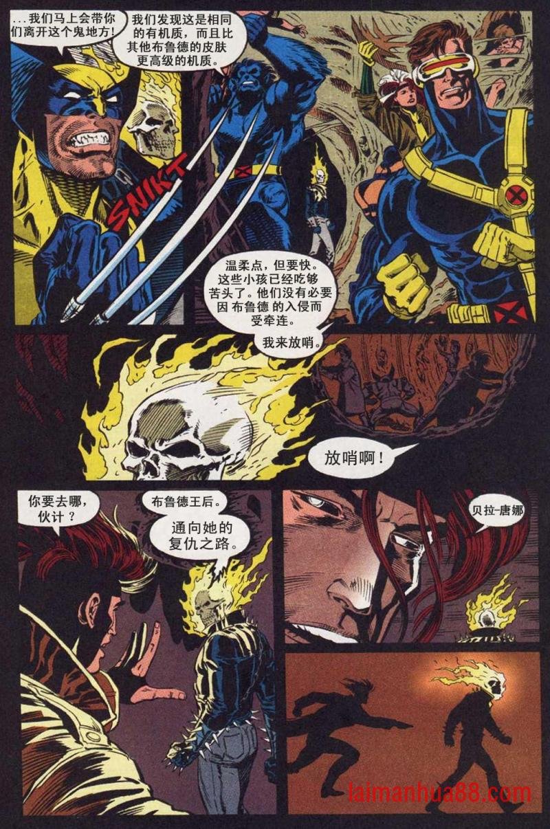 恶灵骑士和X战警VS布鲁德04