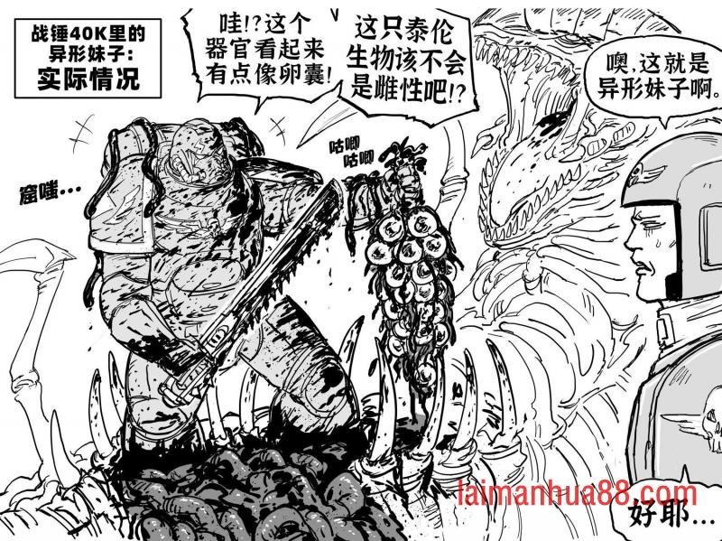 《战锤40K》里的异形妹子，理想vs现实