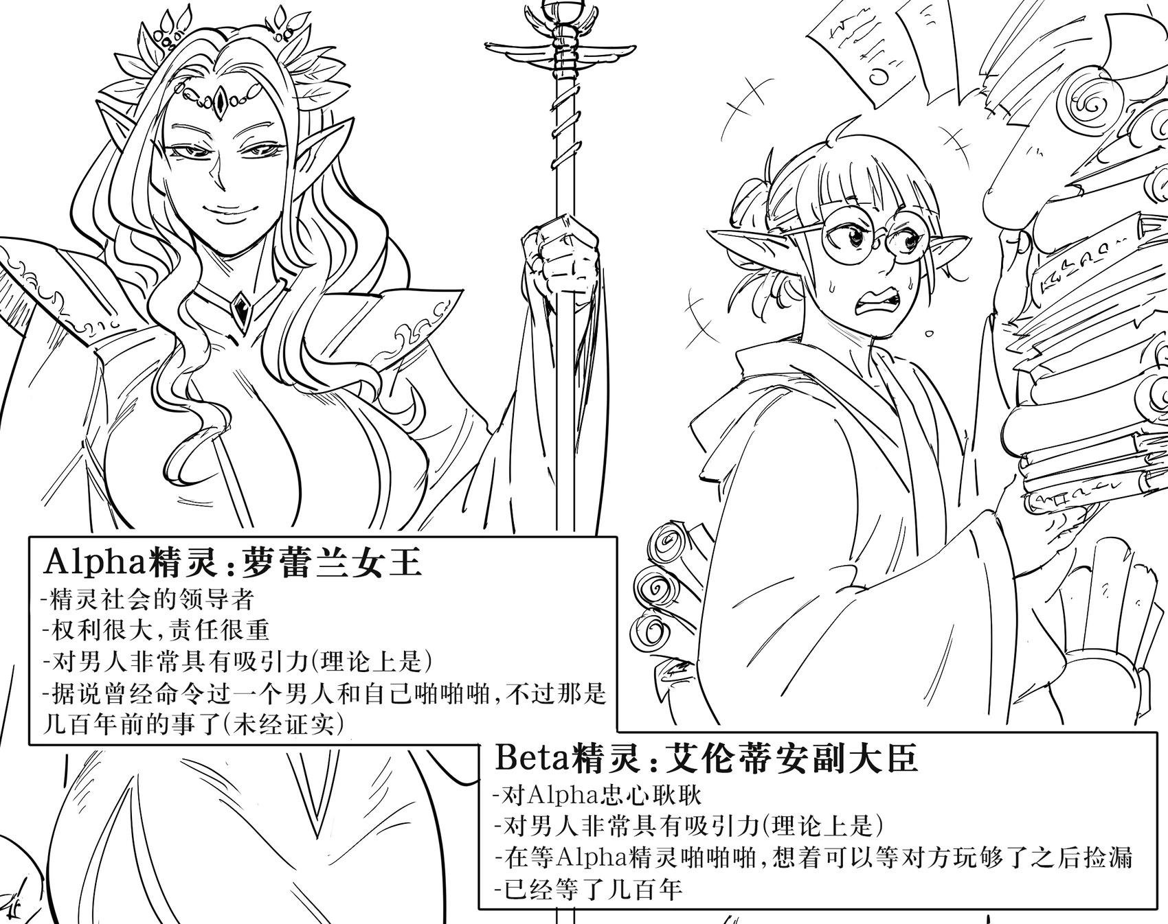 精灵社会的性权力等级金字塔