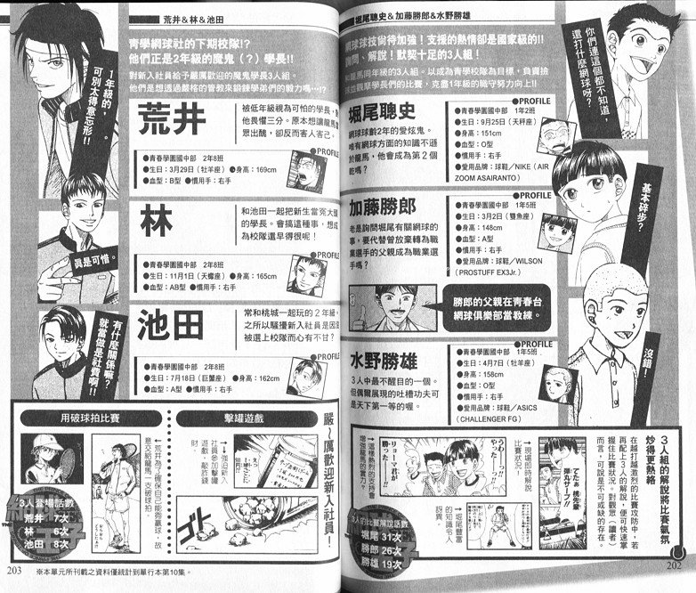 网球王子公式FANBOOK10.5