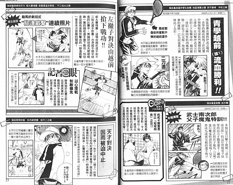网球王子公式FANBOOK10.5