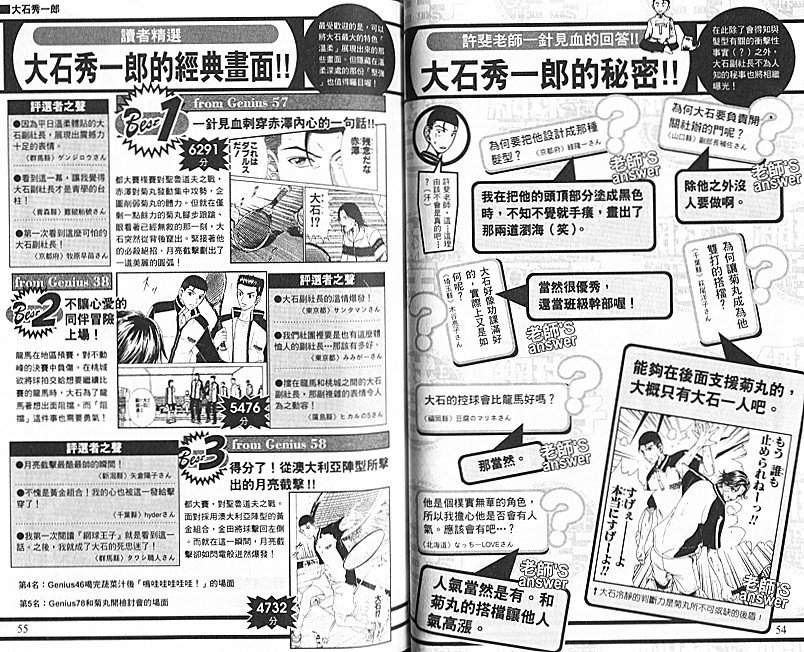 网球王子公式FANBOOK10.5