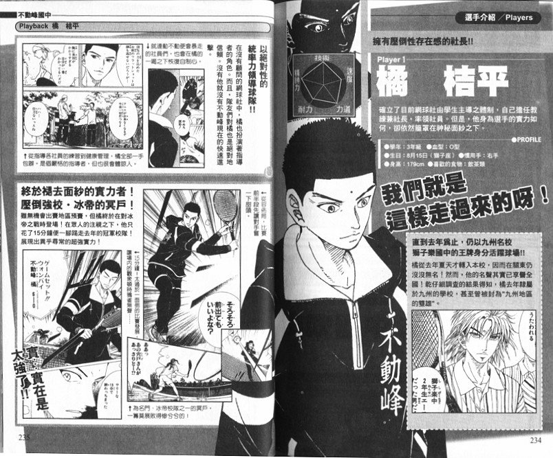 网球王子公式FANBOOK10.5