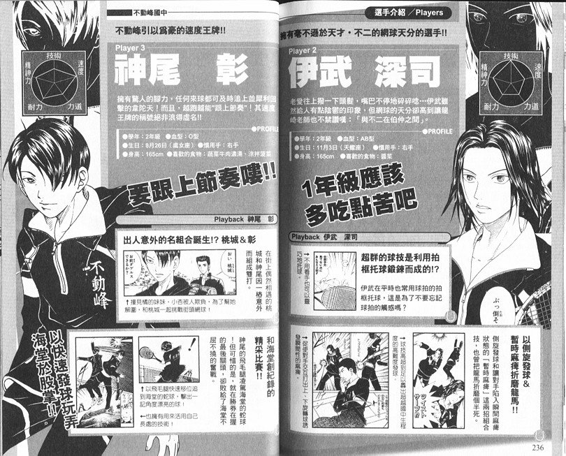 网球王子公式FANBOOK10.5