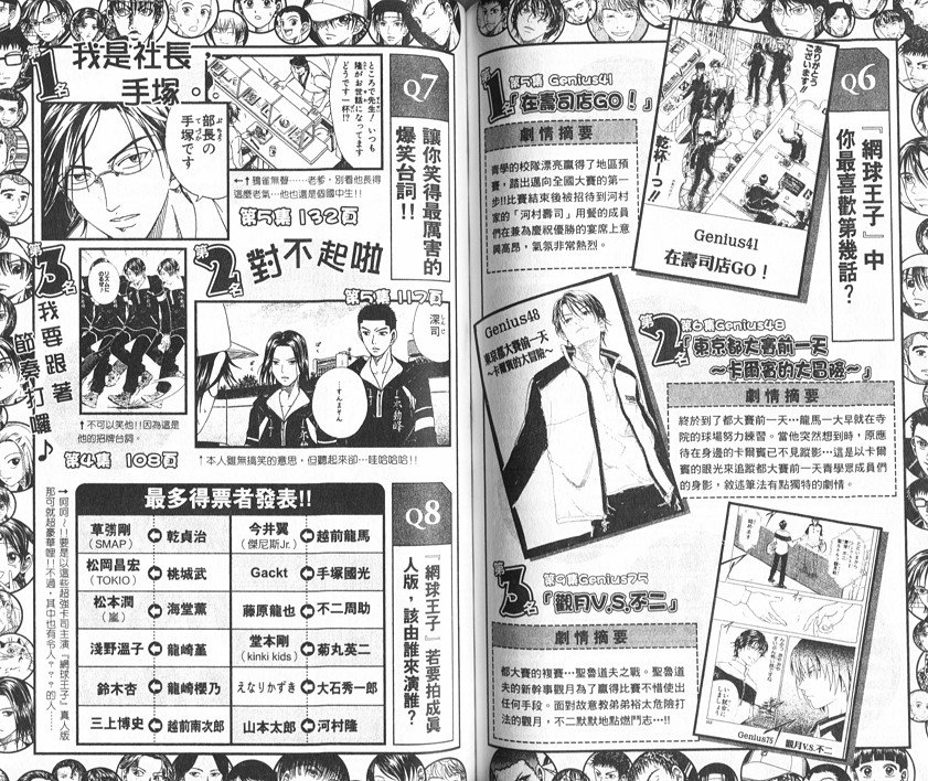 网球王子公式FANBOOK10.5