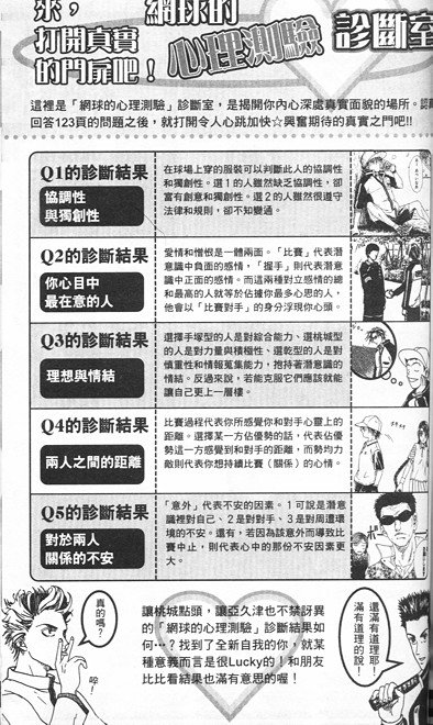 网球王子公式FANBOOK10.5