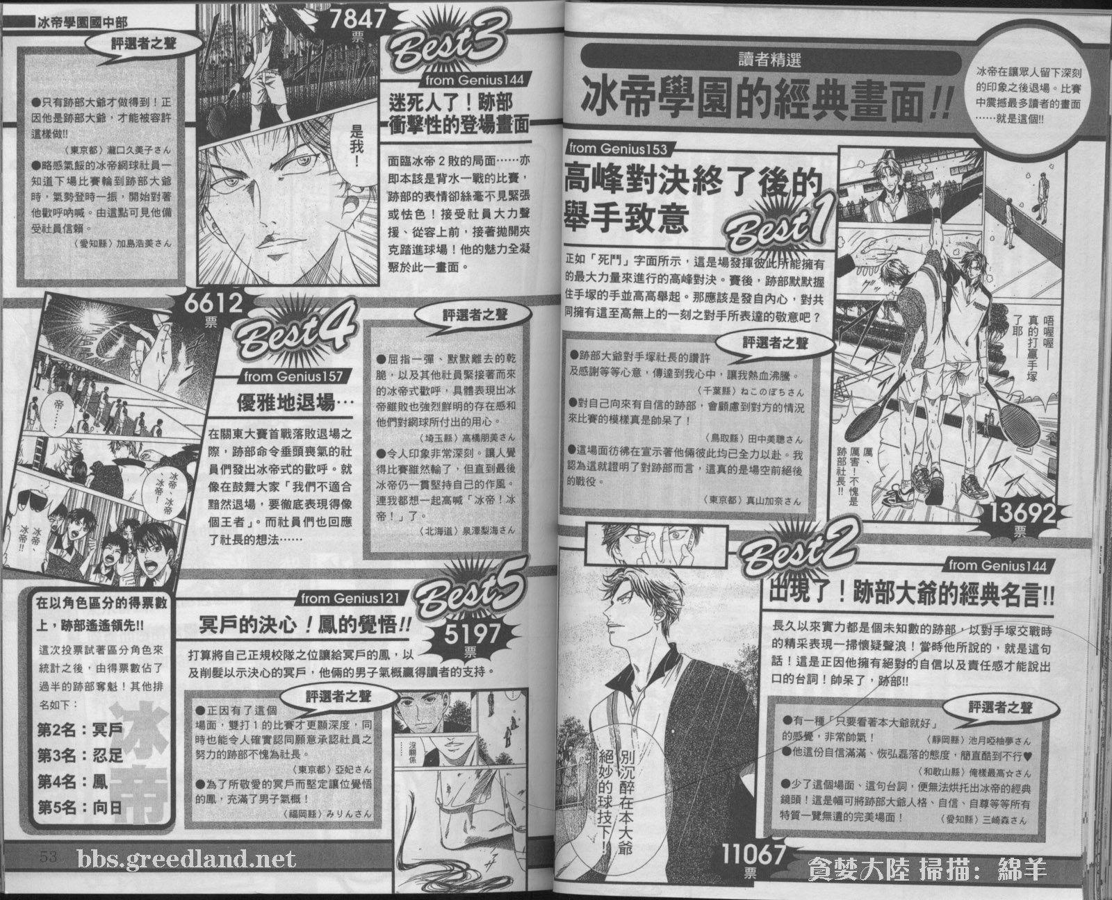 网球王子公式FANBOOK20.5