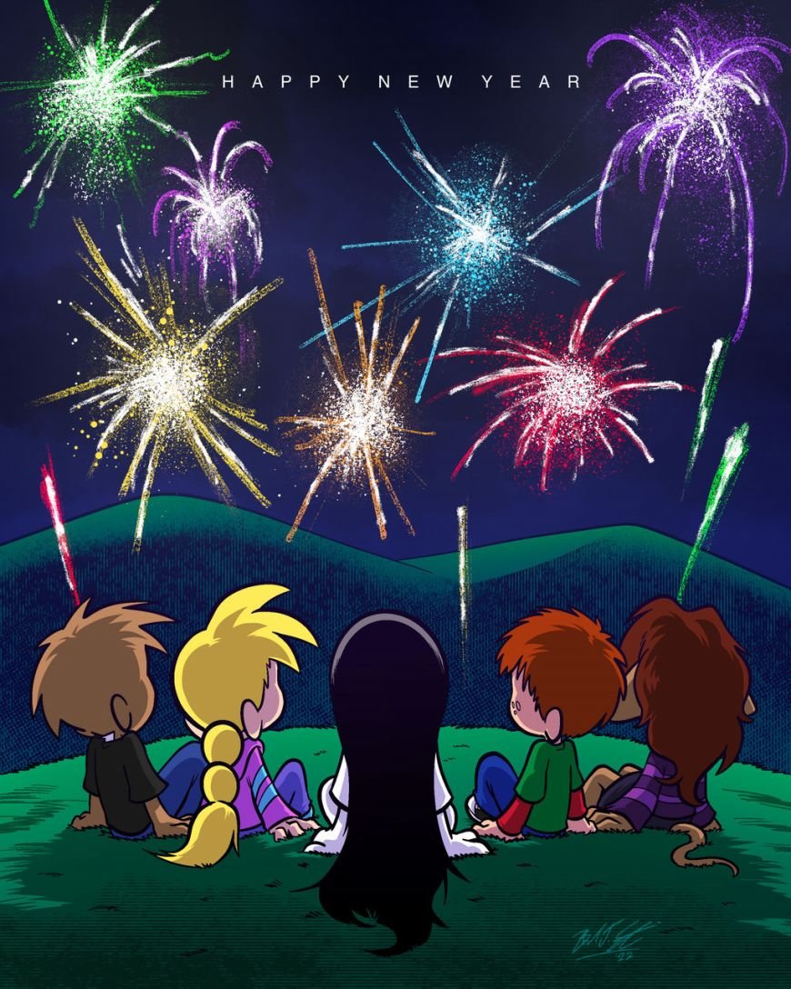 涂鸦与跨年