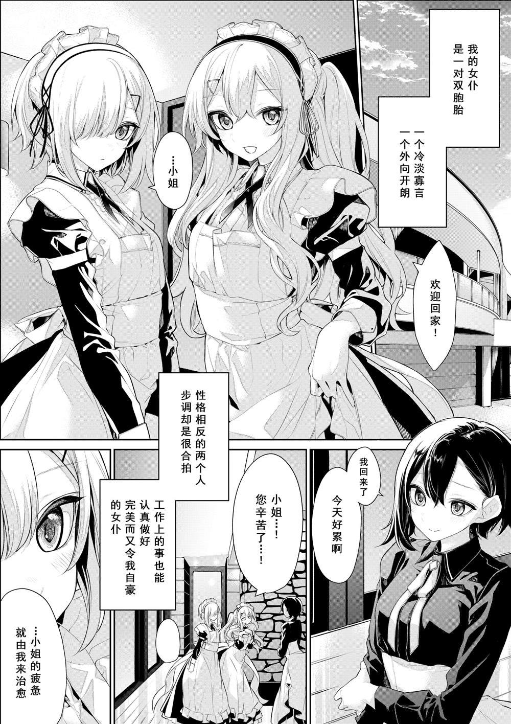被双子女仆争宠的大小姐