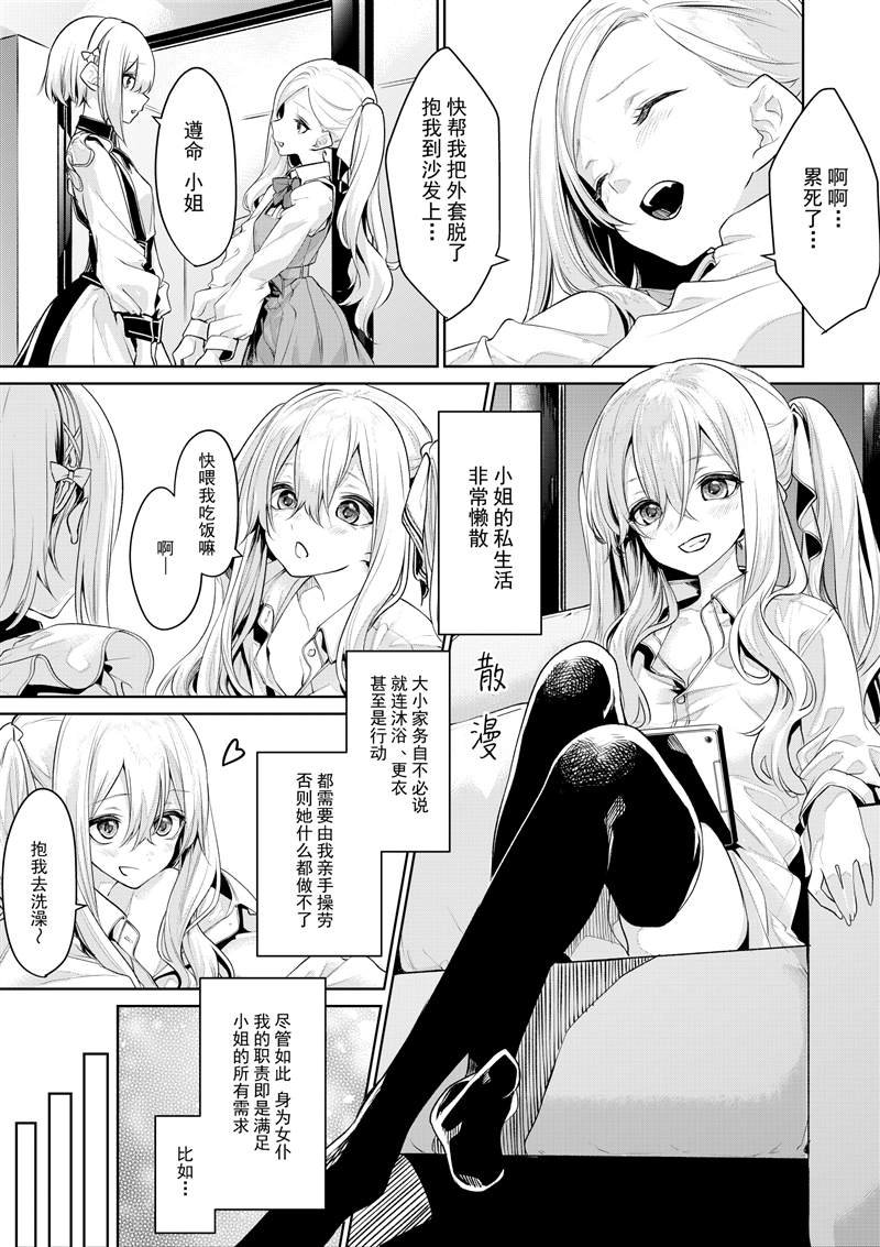 お嬢様とメイドさん2